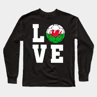 Wales Football Love Long Sleeve T-Shirt